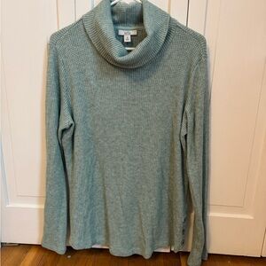Croft & Barrow Sage Cowl Neck Sweater